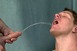 Christopher Daniels, Parker London in Gagging on Cock and Piss by 