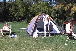 Aaron Aurora, Josh Parker, Tyler James in Camping Trip Twinks by EuroboyXXX