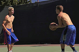 Dalton Briggs, Ian Levine in Basketball Court Twinks by 