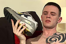 Jay Dawson in Jay Dawson Sniffing Sneakers by 
