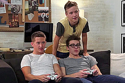 Blake Mitchell, Noah White, Tyler Hill in Gaymer Threesome by 